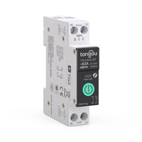 Zigbee DIN Rail Switch with Circuit Breaker Function Tongou TO-Q-SY2-JZT